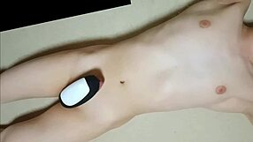 teen 18+ masturbates with rotor to ejaculation