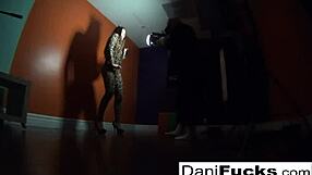 Sexy Dani Daniels fingers her tight wet pussy