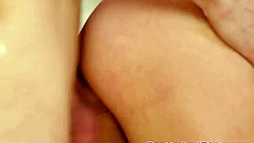 smalltits babe got doggystyle in a wild scene