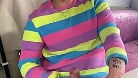 horny college guy jacks off