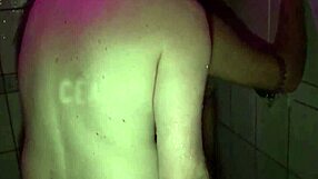 randy gay bear pounds tight butt in shower bareback