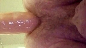 Wow! Watch This Gay Guy Struggle To Fit A Huge Dildo In His Tight Ass. Can He Do It?