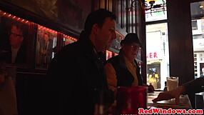 dutch lingerie whore getting her feet worshipped in reality