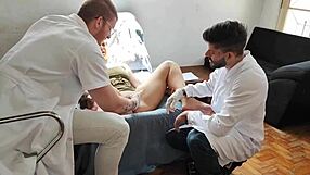 I visited the gynecologist and the doctors got naughty with me until I squirted