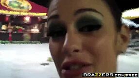 spending a day with pornstar angelina valentine, into sports and sucking cock on brazzers