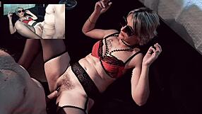 want to see this gorgeous mature get fucked with creampie on the sofa?