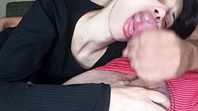 i got a blowjob then came just from her tongue