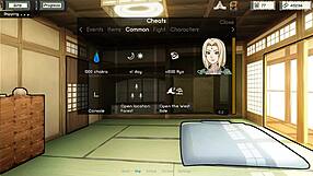 Pleasure in Naruto trainer Dinaki’s strip tease in 3D anime and Breast fetishism being depicted in cartoons