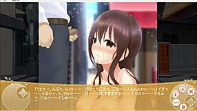 Magical exhibitionist college girl christhea humiliates with blowjob flashing in game part 12