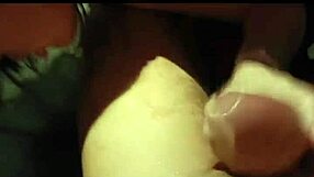 Sharing my slutty wife with a big cock in the cabin for threesome