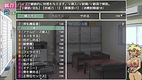 Playing the sex bed dolls game to raise two dolls