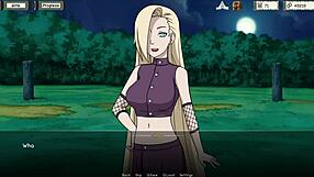 Pleasure in Naruto trainer Dinaki’s strip tease in 3D anime and Breast fetishism being depicted in cartoons