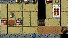 Tanned Natsuki Enjoys Naked Bath in Hentai Game