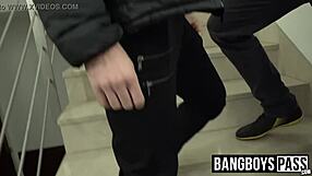 Want to see two dudes suck and fuck in public?