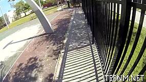 filling scarlett sawyer's mouth with hot jism!