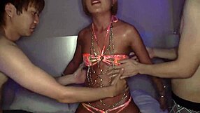 Natsuki's wild 3p sex party with cum everywhere!