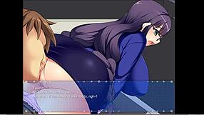 President Yukino Faces Intense Blowjob, Fingering, and Creampie in Hentai Game Part 1