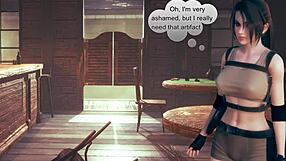 lara croft says 'fuck me hard' in this hentai sex scene