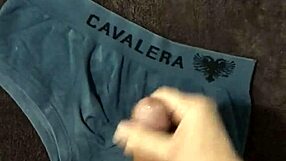 Horny amateur masturbates and shoots cumshot