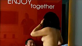 Watch this young guy dive into Marialuna's pussy and make her orgasm