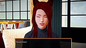 Redhead Big Tits Star in My New Family Anime 370