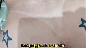 Tattooed Pornstar Izabela Pimenta Calls Security To Fuck Her In The Club.