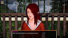 Redhead Big Tits Star in My New Family Anime 370