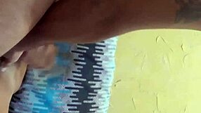 Enjoying a casual encounter with a handsome young man in a lively setting