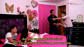 Lilly here is an example of slutty teen who is fucked by his step brother and step cousin