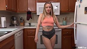 Kinky Family - Anna Claire Clouds Bangs Her Step-Dad Toys Pussy Fingering Not Daughter Masturbation Shaved Pussy Cumshot Close Up Hairless