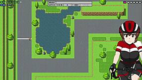 Suggestive Public Flashing Of Big Tits And Ass During Outdoor Ride