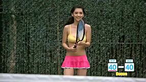 Japanese Cutie Stuns in Sexy Bikini Display