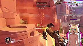 naughty Overwatch gameplay by Vtuber Lewdneko