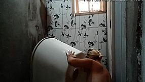 stella still, the blonde milf maid, shows off her big tits and ass