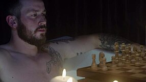 Hot bath with main muscles and large genitals