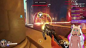 Vtuber plays Overwatch and gets spanked in part 2.