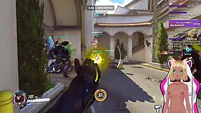Vtuber plays Overwatch and gets spanked in part 2.