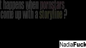 3 pornstars decide to fuck each other at a night club