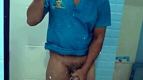 A small stress release in the rest room for solo guy