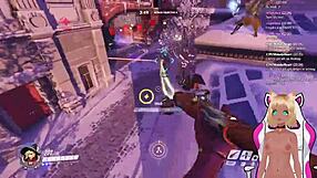 Vtuber plays Overwatch and gets spanked in part 2.