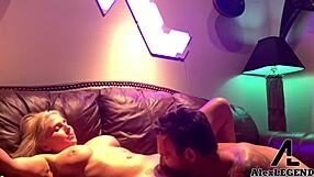 alex legend and christie steven in a scene