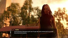 Stunning brunette discusses old days in taboo game