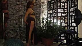 hotwife steffi princess dances with her pussy at halloween