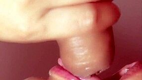 Little slut sucks cock and cums in mouth