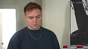 Stepbro’s two lovely women moment with tiny stepsis Maya Woulfe and her buddy Delilah Day