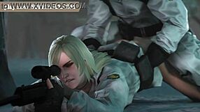 Metal Gear Character Takes on Monster Cocks in 3D Anime Fucking