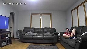 Non Standard Babysitter enjoys some adult time on the camera