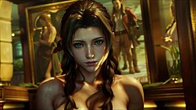 A sensuous scene with Sephiroth in the world related to the game’s Final Fantasy 7