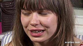 carla shows her european solo routine with feet and tattoos