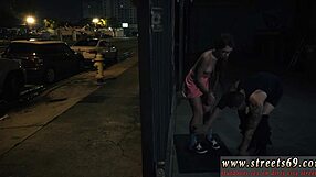 Vibrator bondage for glasses lady